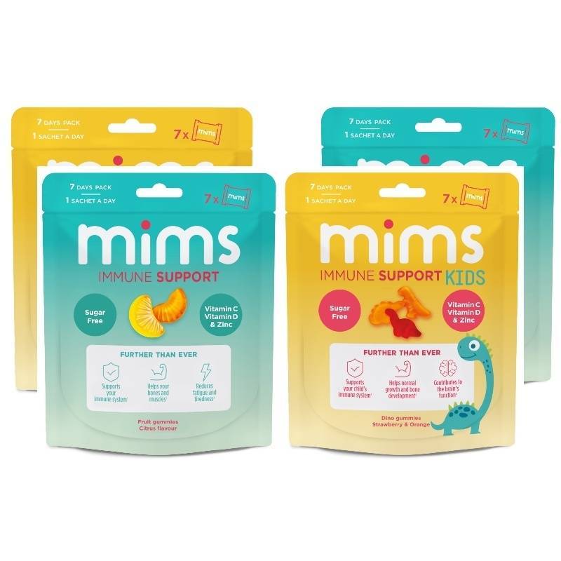 Mims Immune Support Vitamins 4 x 7 Pieces thumbnail
