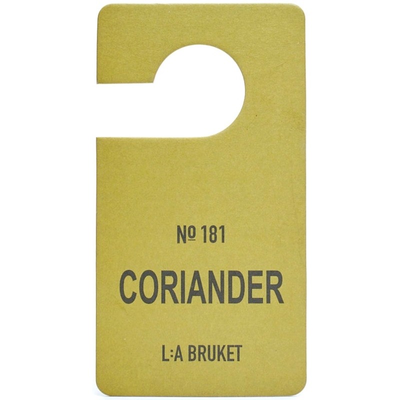 L:A Bruket 247 Fragrance Tag - Coriander thumbnail