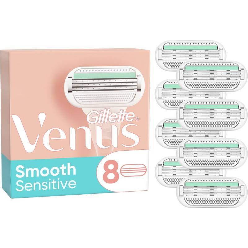 Gillette Venus Smooth Sensitive Blades 8 Pieces