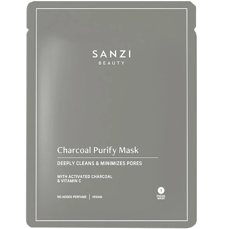 Sanzi Beauty Charcoal Purify Mask 1 Piece thumbnail