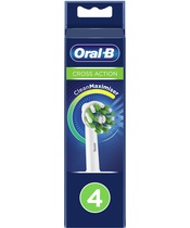 Oral-B Cross Action Brush Heads 4 Pieces