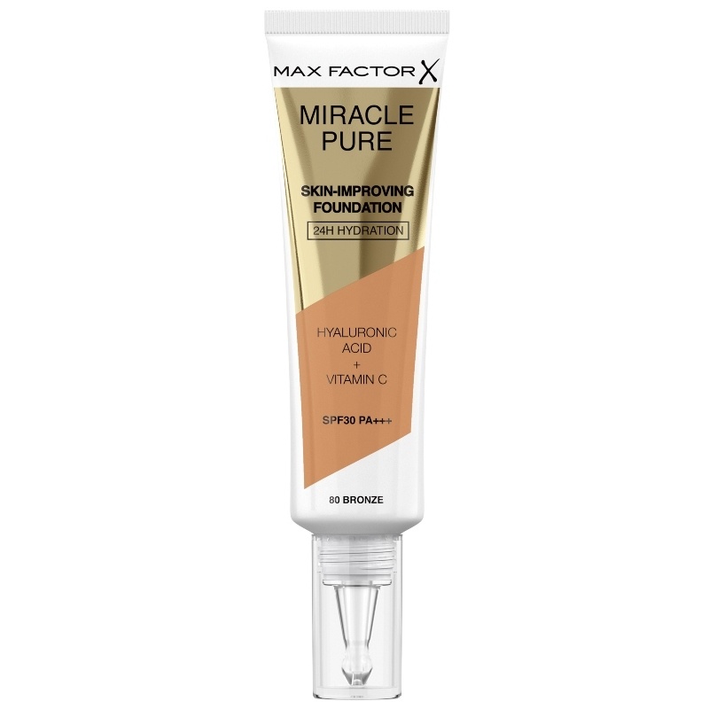 Max Factor Miracle Pure Skin-Improving Foundation 30 ml - 80 Bronze
