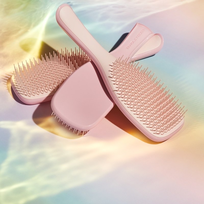 Tangle Teezer Wet Detangler Fine & Fragile Brush - Pink Dust
