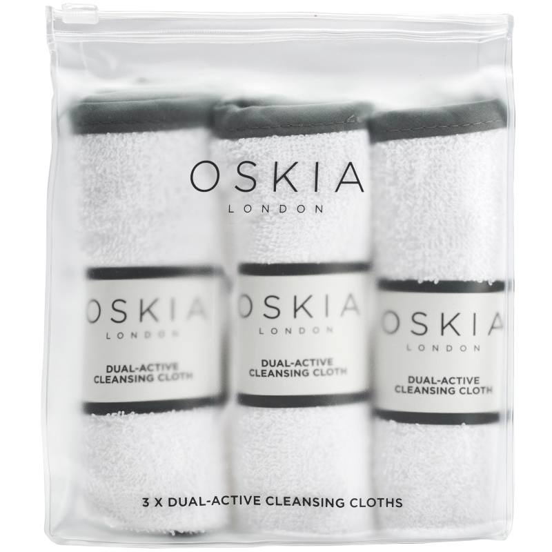 Oskia 3 x Dual Active Cleansing Cloths 3 Pieces thumbnail
