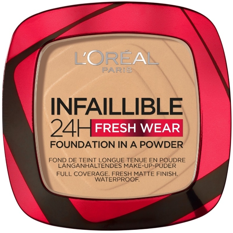 L'Oreal Paris Cosmetics Infaillible 24h Fresh Wear Powder Foundation 9 gr. - 200 Golden Sand