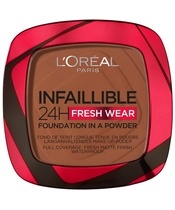 L'Oréal Paris Infaillible 24h Fresh Wear Powder Foundation 9 gr. - 375 Deep Amber