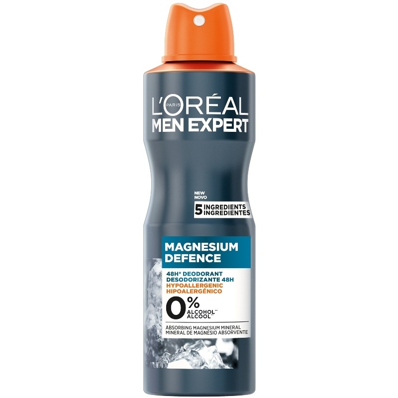L'Oreal Paris Men Expert Magnesium Defence Spray Deodorant 150 ml thumbnail