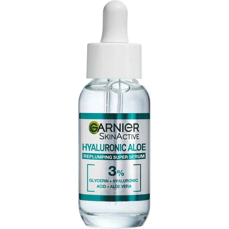 Se Garnier SkinActive Hyaluronic Aloe Replumping Super Serum 30 ml hos NiceHair.dk