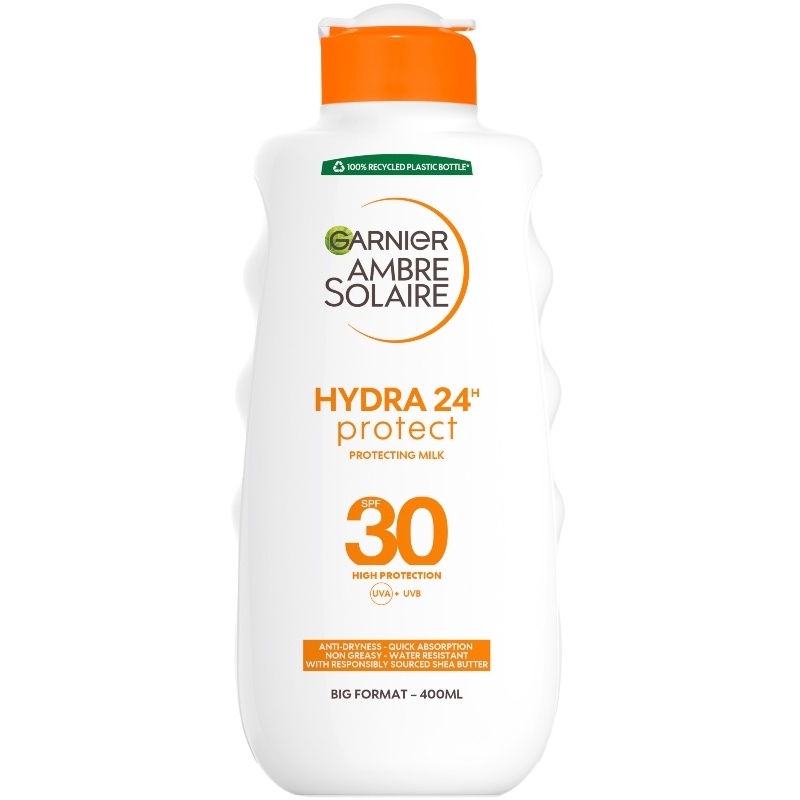 Garnier Ambre Solaire Hydra 24H Protect Sun Protection Milk Lotion SPF 30 - 400 ml thumbnail