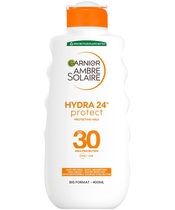 Garnier Ambre Solaire Hydra 24H Protect Sun Protection Milk Lotion SPF 30 - 400 ml