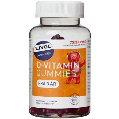 Livol Gummies D-vitamin 75 Pieces