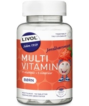 Livol Multi Total Børn Jordbær 150 Pieces 