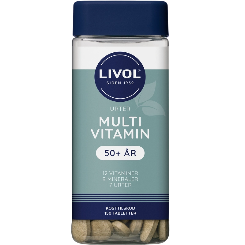 Vintilbud Livol Multivitamin m. Urter 50 150 Pieces køb billig