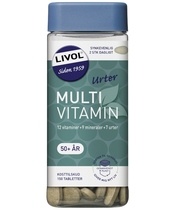 Livol Multivitamin m. Urter 50+ 150 Pieces