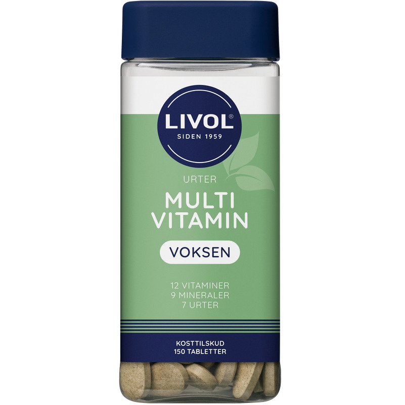 Livol Multi Vitamin Urter 150 stk.
