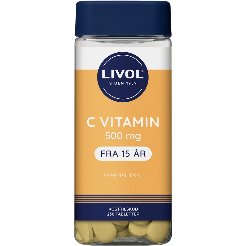 Vintilbud Livol C vitamin 230 Pieces køb billig
