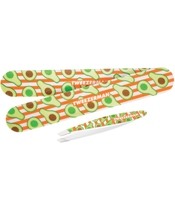 Tweezerman Avocado Duo Set Slant Tweezer & Nailfile