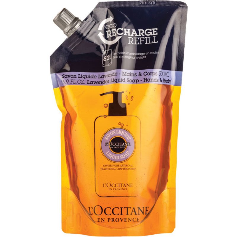 L'Occitane Shea Hand & Body Liquid Soap Refill 500 ml - Lavender thumbnail