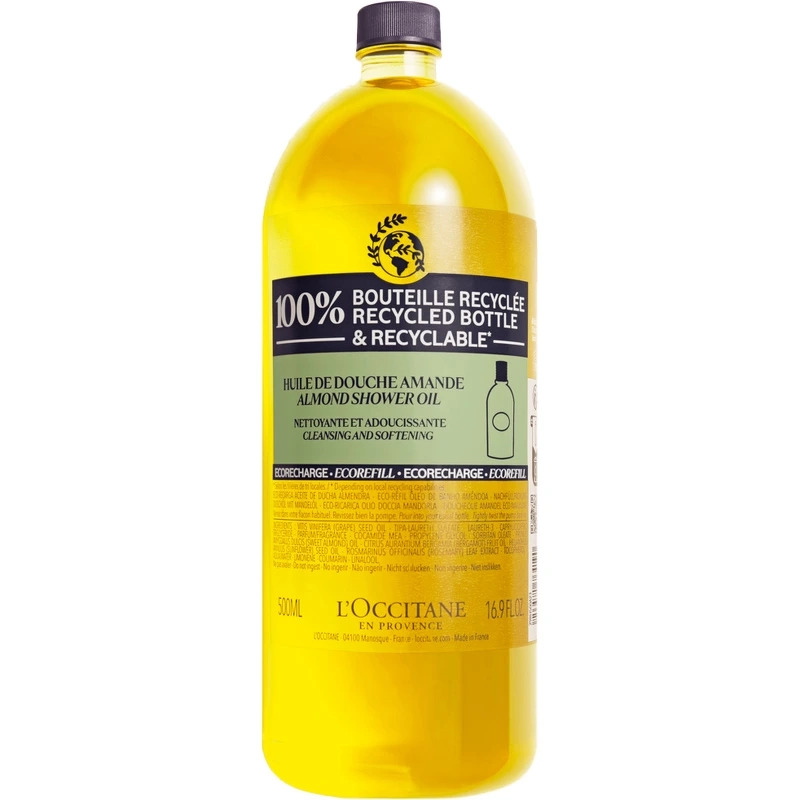 L'Occitane Almond Cleansing & Softening Shower Oil Refill 500 ml thumbnail