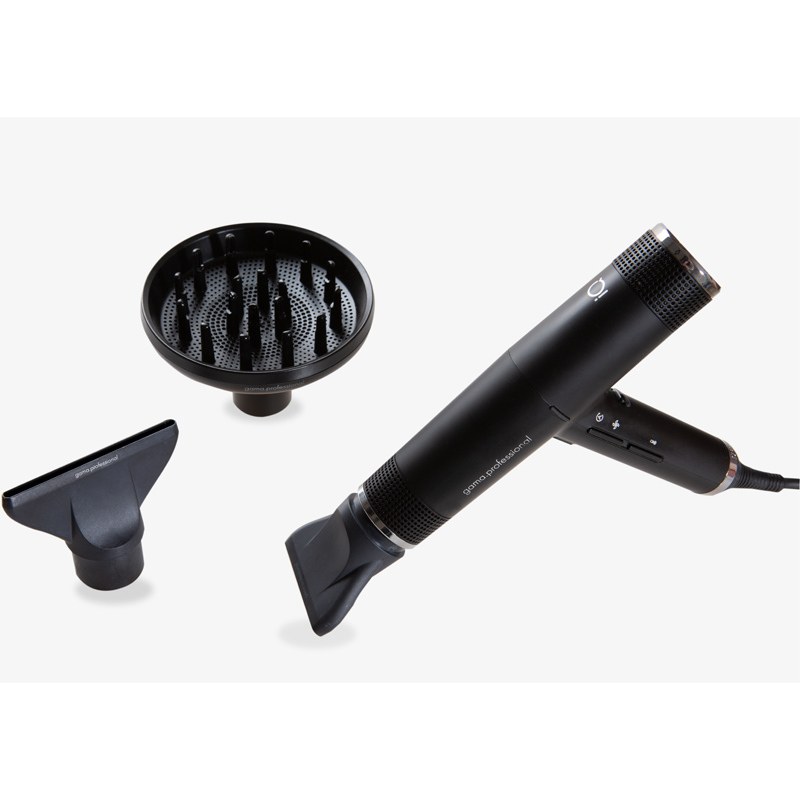 Gama Professional IQ Hair Dryer - Black - Køb den her - Nicehair.dk
