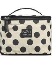 Gillian Jones Karen Beauty Box ECO Cotton - Beige With Black Dots 10072-95