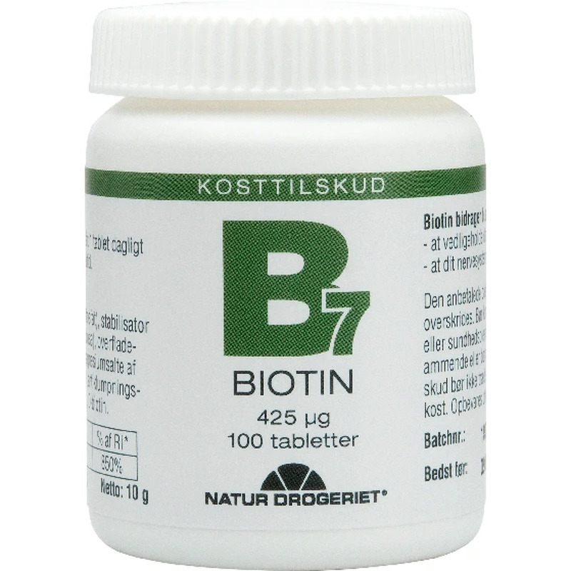 Natur Drogeriet B7 Biotin 425 µg 100 pcs