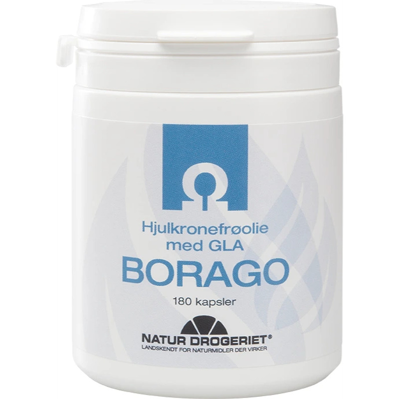 Borago hjulkroneolie kapsler 500 mg Økologisk - 180 kap - Natur Drogeriet