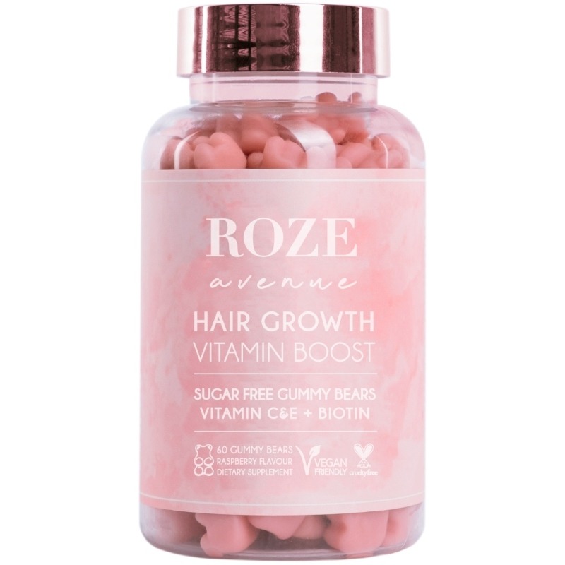 ROZE Avenue Hair Growth Vitamin Boost Gummy Bears 60 Pieces thumbnail