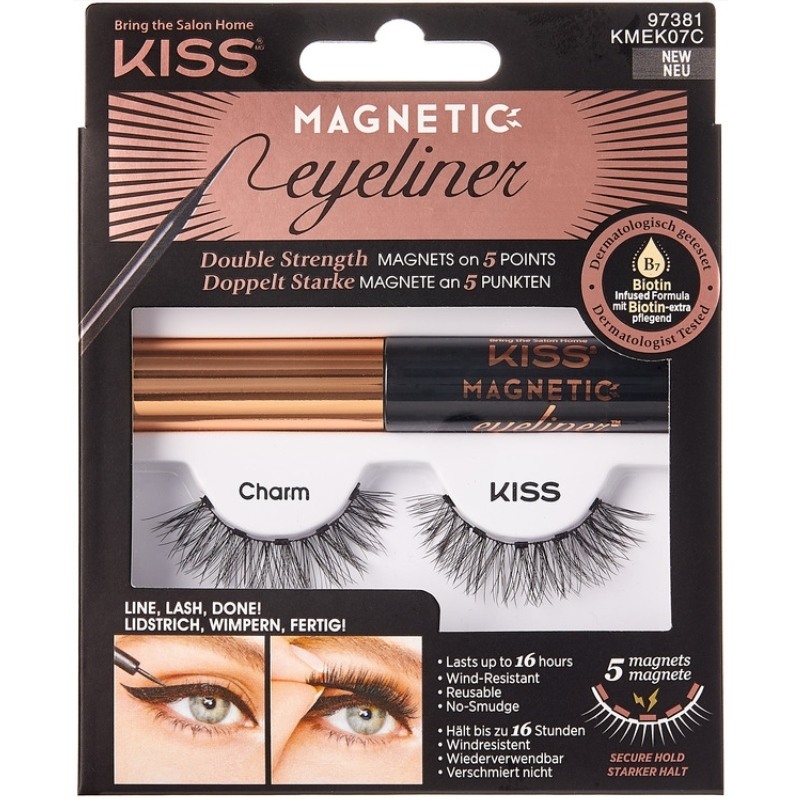 Kiss Magnetic Eyeliner & Lash Kit - Charm thumbnail