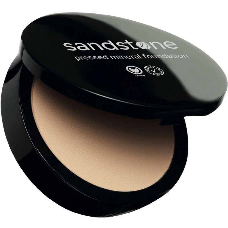 Sandstone Pressed Mineral Foundation 9 g - C3 Warm Ivory