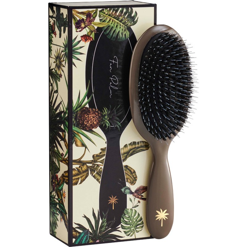 Fan Palm Hair Brush Medium - Mink thumbnail