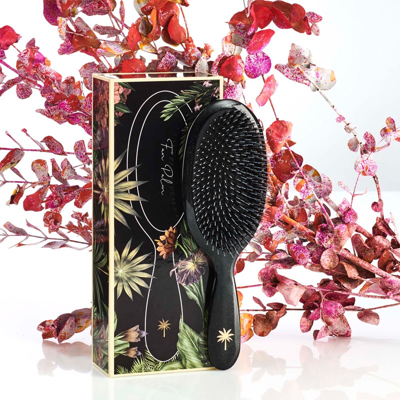 Fan Palm Hair Brush Large Stardust Køb den her Nicehair.dk
