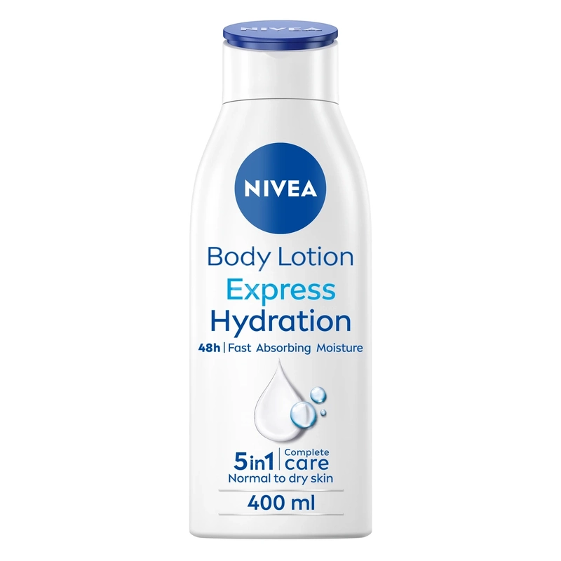 9: Nivea Express Hydration Body Lotion 400 ml
