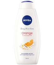 Nivea Caring Shower Cream 750 ml - Orange & Avocado Oil
