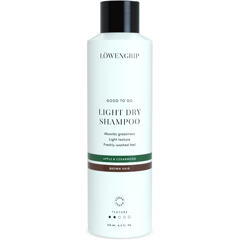 #1 - Löwengrip Good To Go Light Dry Shampoo For Brown Hair Apple & Cederwood (250 ml)