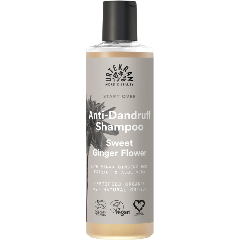 Urtekram Start Over Anti-Dandruff Shampoo Sweet Ginger Flower 250 ml