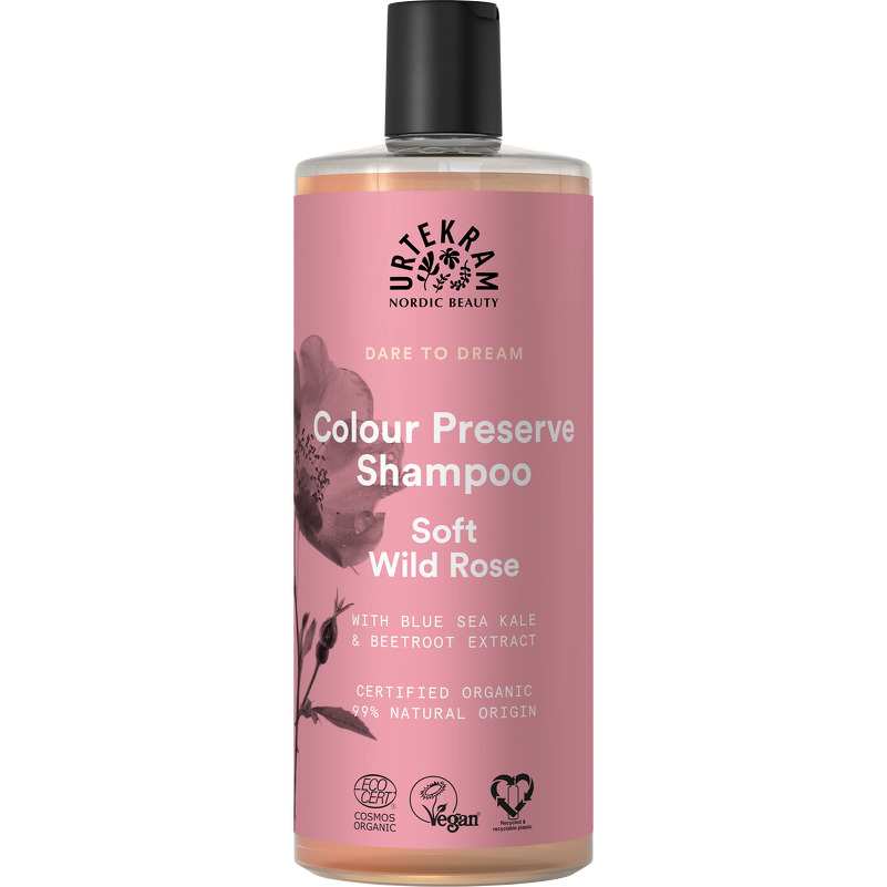 Urtekram Dare To Dream Color Preserve Shampoo Soft Rose 500 ml