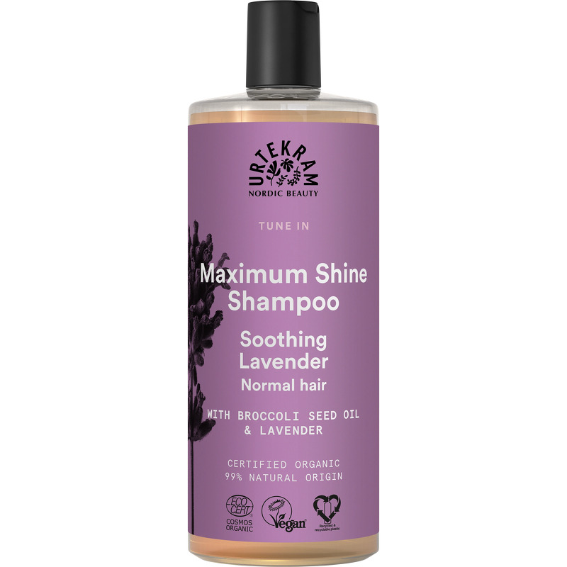 Shampoo Soothing Lavender t. normal hår - 500 ml - Urtekram Body Care